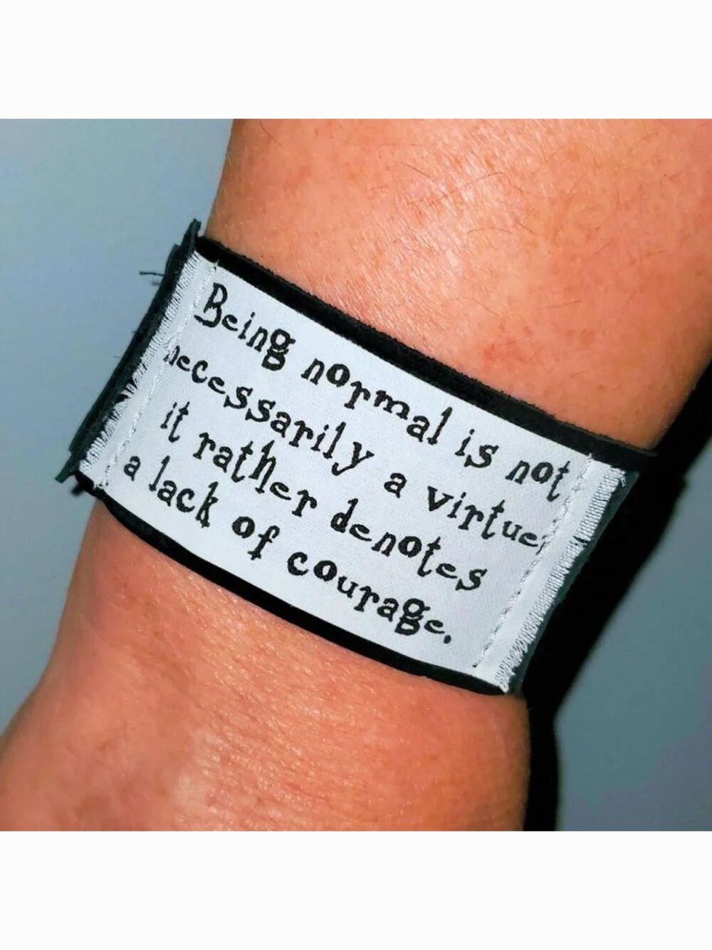 Black Leather Cuff Bracelet Practical Magic Quote Jewelry Gift Inspirational